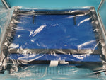 Asiento Plegable Para Gradas Sheenive Con Respaldo Acolchado Azul