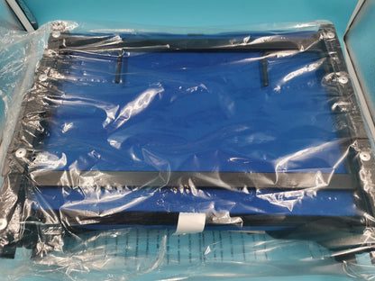 Asiento Plegable Para Gradas Sheenive Con Respaldo Acolchado Azul
