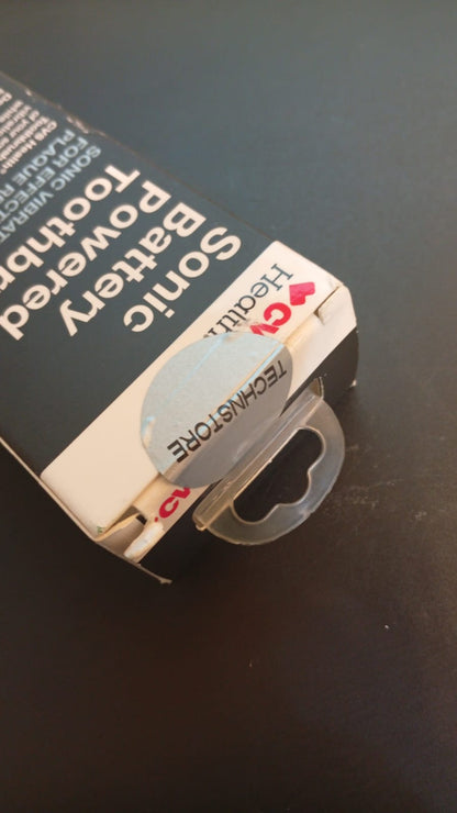 Cepillo de dientes sónico, a batería, CVS Health. (NEGRO).
