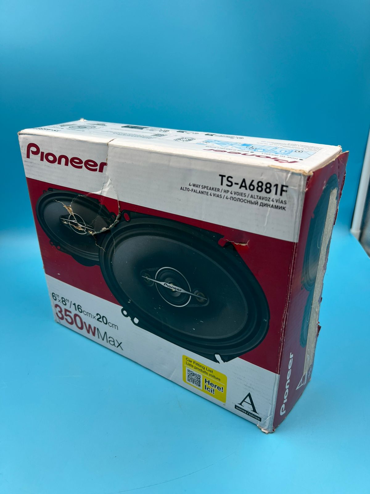 Altavoces coaxiales para automóvil 4 vías PIONEER TS-A6881F