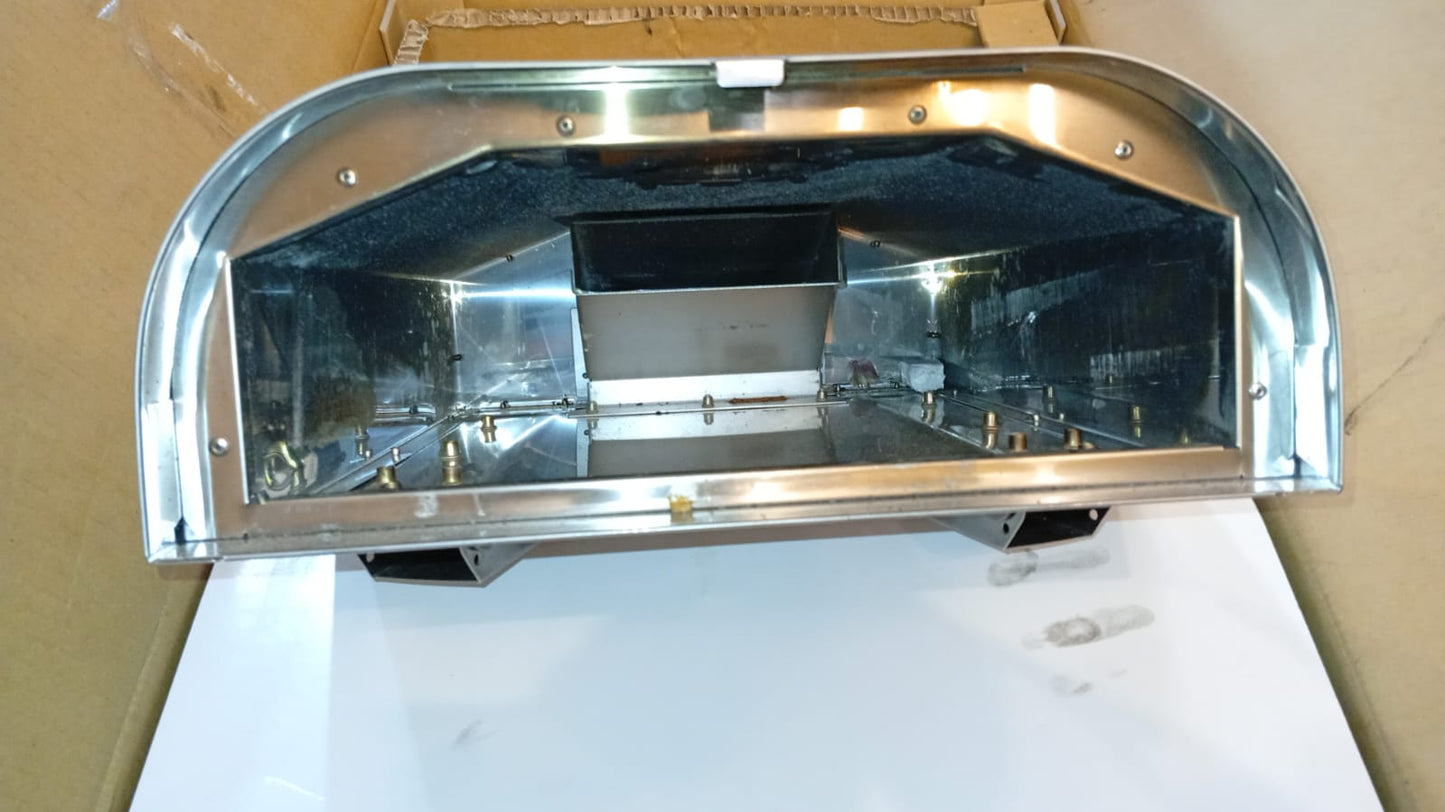 Horno de pizza, madera de pellets, portátil, stainless steel.(USADO)