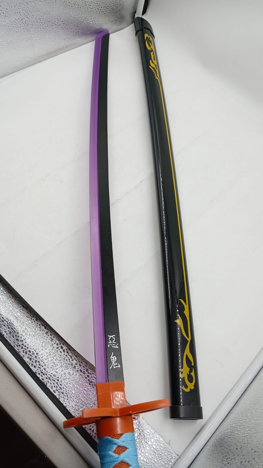 RENGENG, Espada iluminada, réplica de plástico, recargable.(USADA)