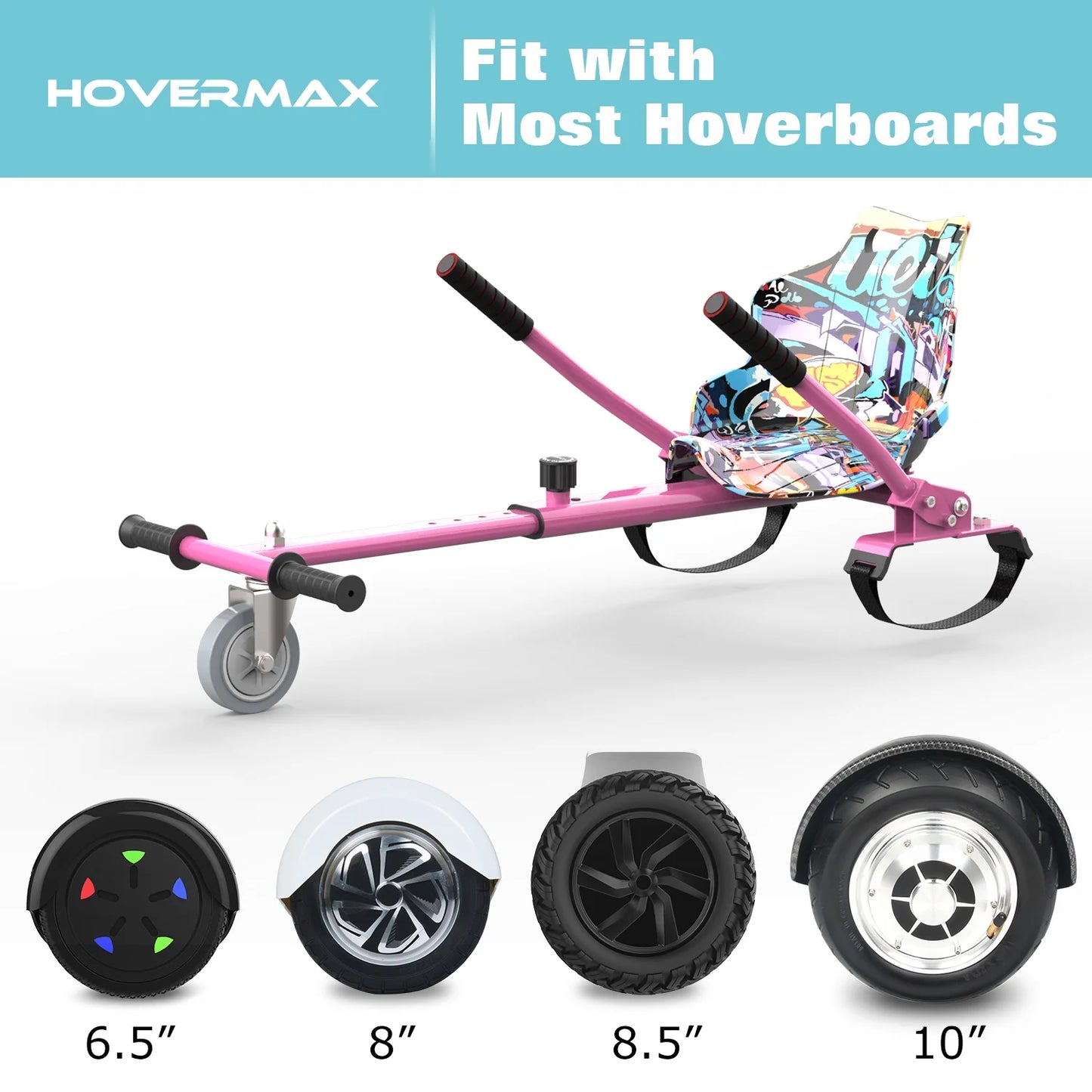 Go Kart, asiento ajustable con longitud de chasis para 6.5", 8" y 10".