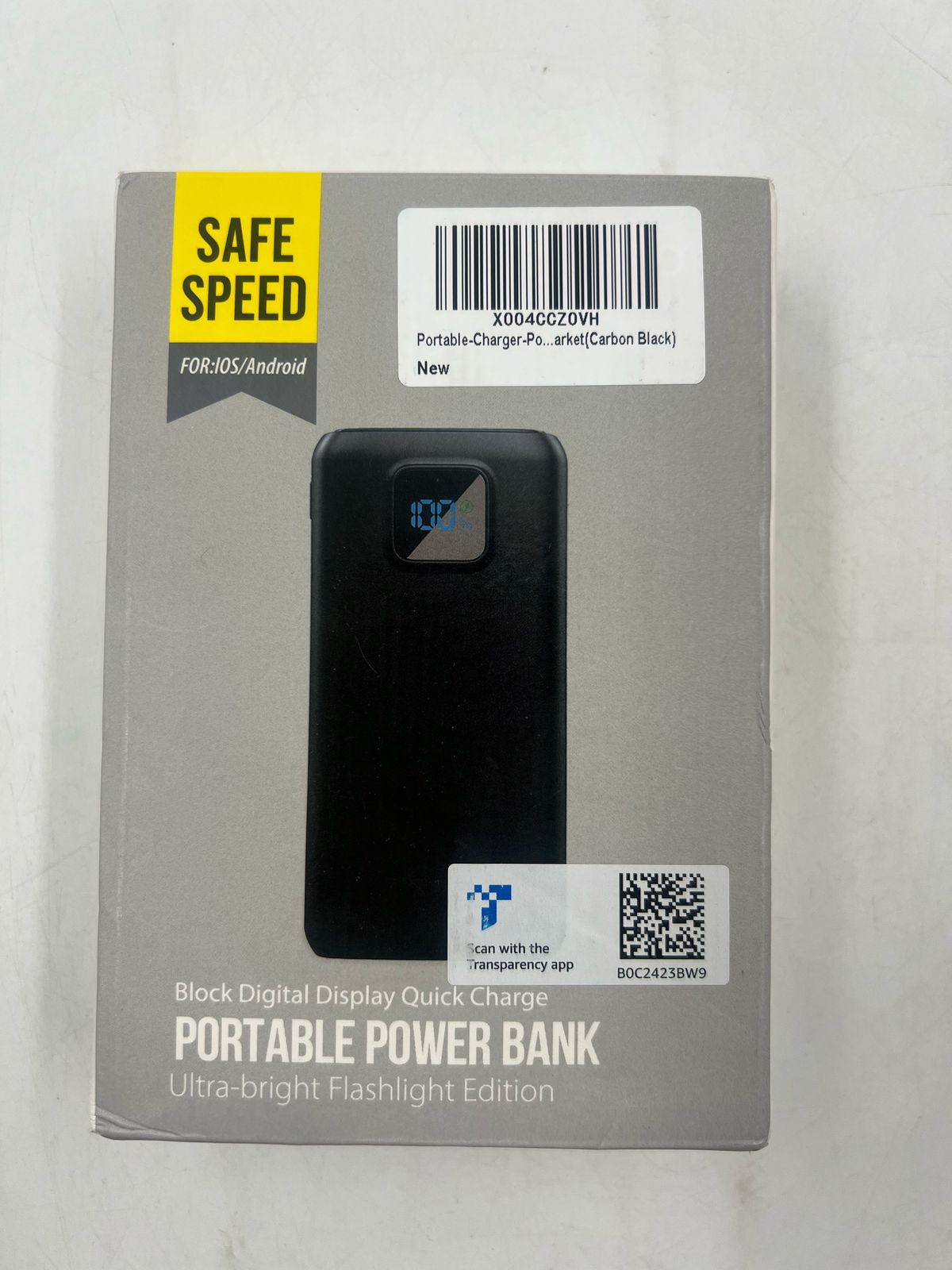 Cargador portátil de 40 000 mAh linterna integrada