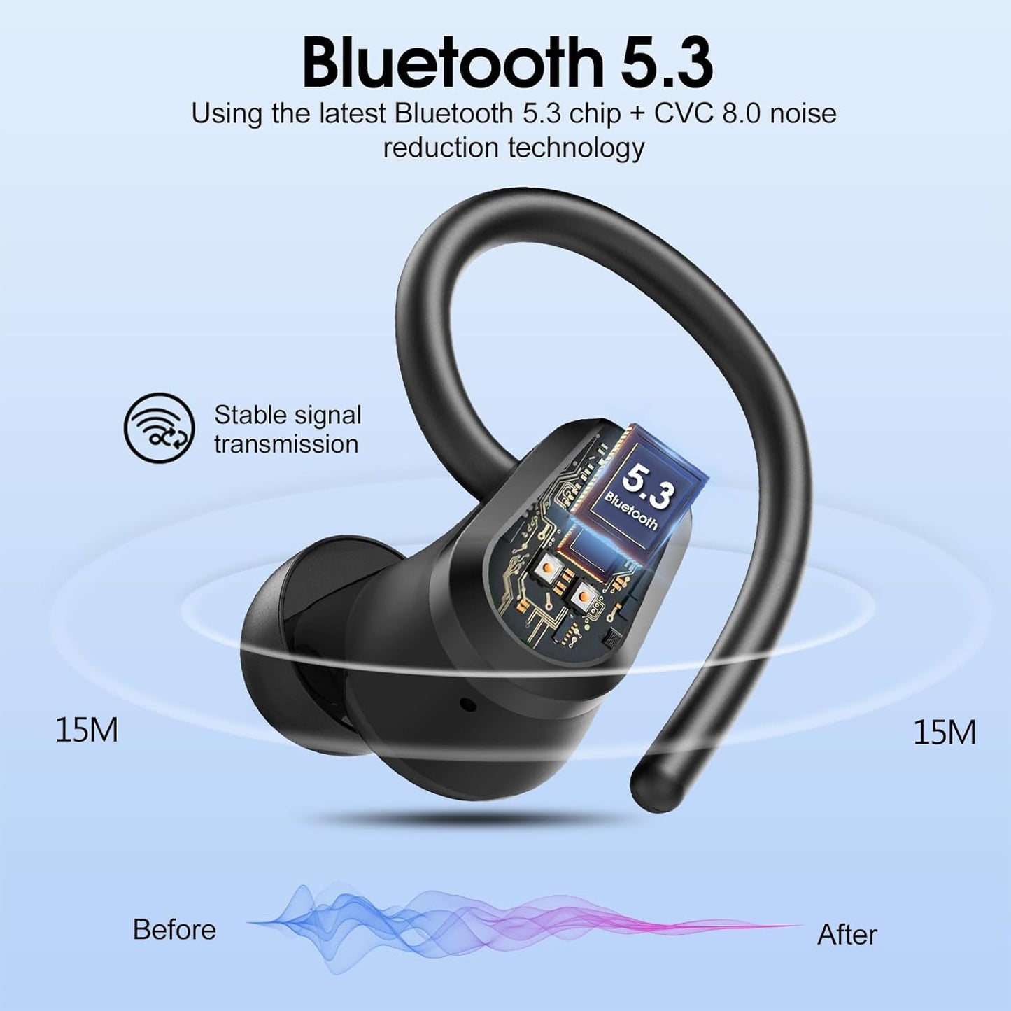 Auriculares inalámbricos Bluetooth Poounur H9