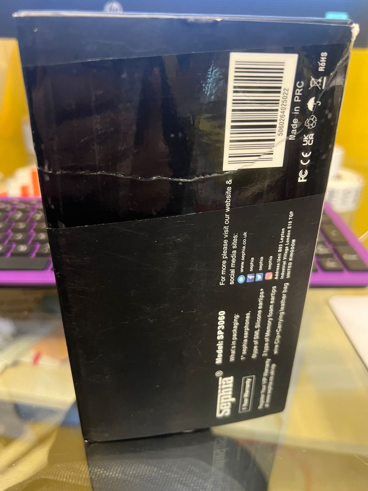 Auriculares con Cable Sephia SP3060 audio HD impulsado por Graves