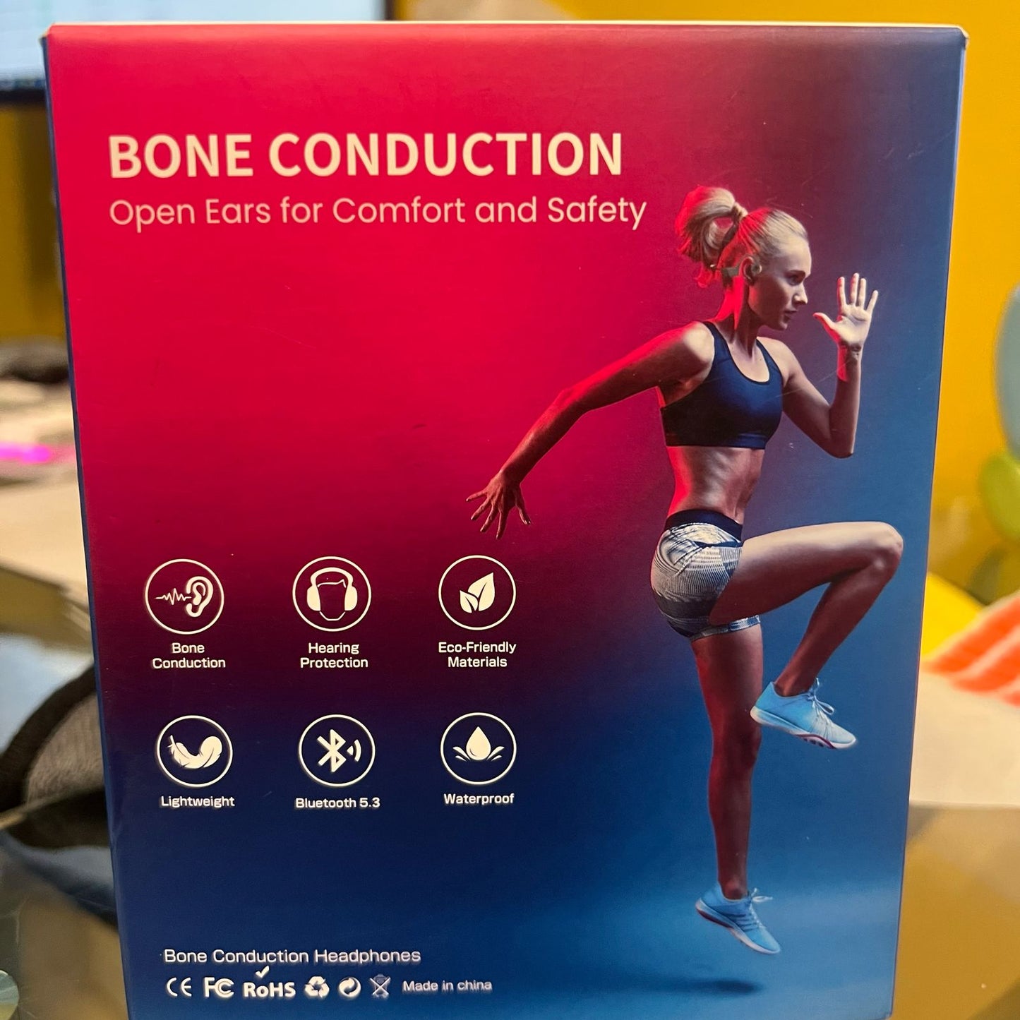 Auriculares de conducción ósea HS3 Bluetooth