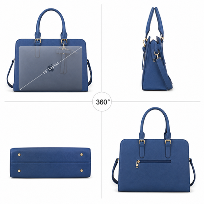 Bolso maletin TOPDesign Mujer Laptop 15.6" Elegante Impermeable