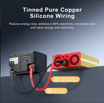 Inversor de corriente, Sinusoidal Pura 1500W, 12v A 120v, 60Hz.