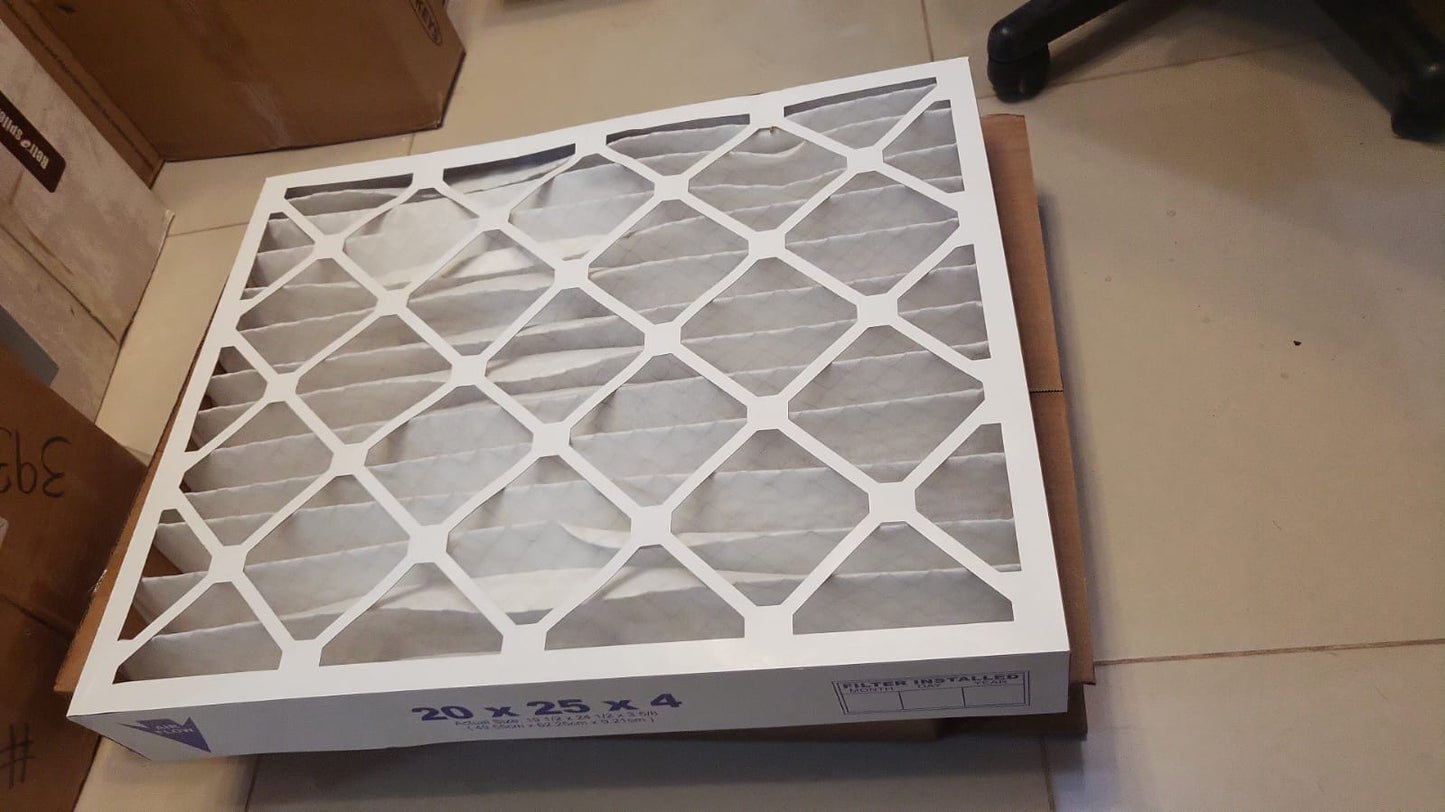 Filtro de Aire Plegado 20X25X4 pilgadas. Defensa contra el polvo