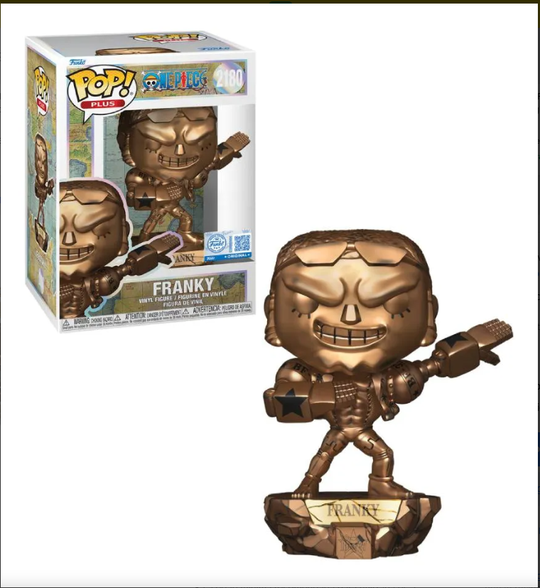 Funko Pop Franky 2180, Exclusivo Bronce, One Piece.