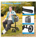 Andador de rodilla para adultos, Plegable, Alternativa a Muletas, Cosywill.