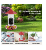 Comedero inteligente para colibríes, con cámara, (USADO).