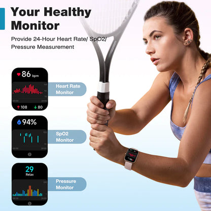 Reloj inteligente pantalla táctil de 1,8" compatible Android y iPhone