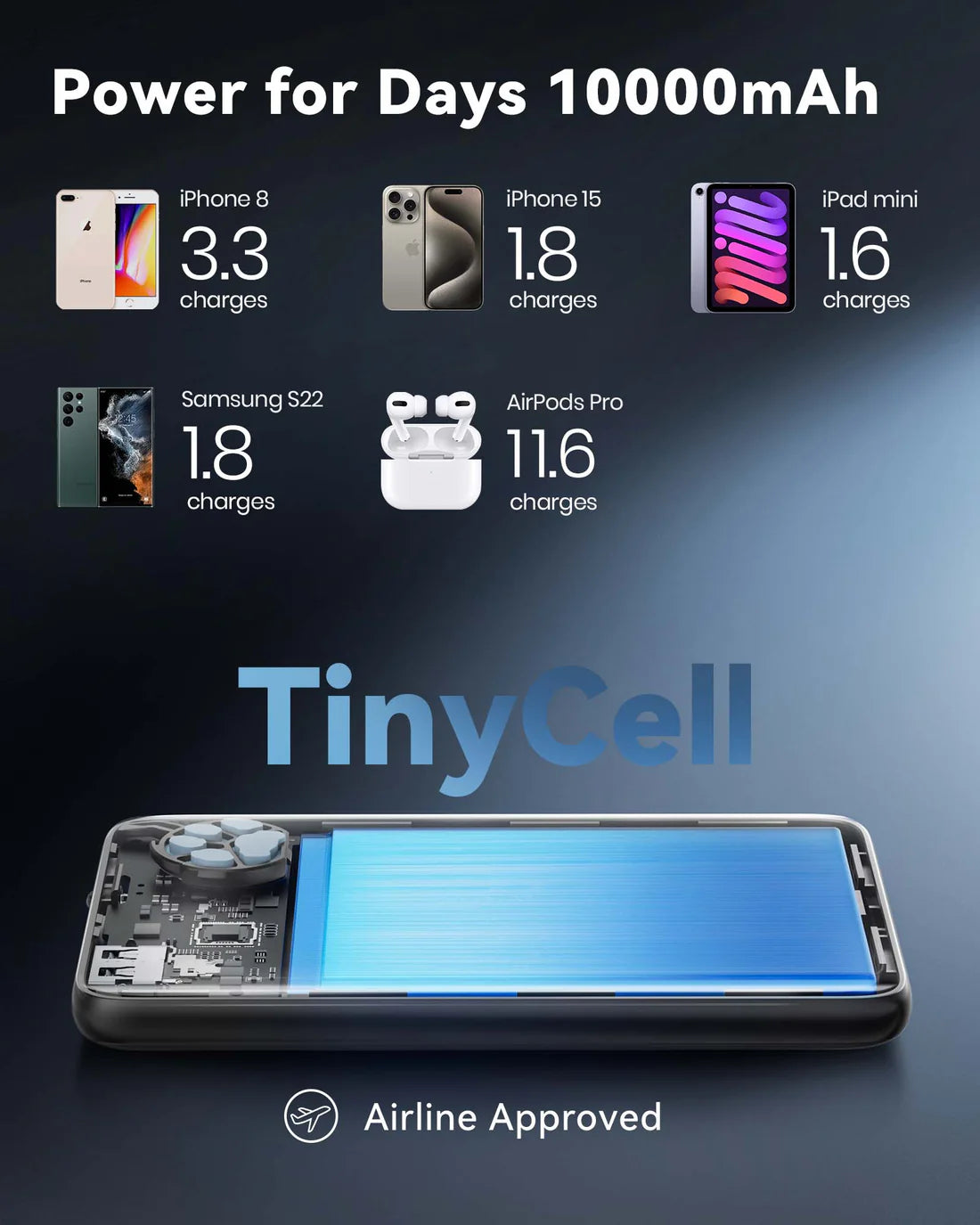 Cargador Iniu BI-B41 Usb-C Con Cable Carga Rápida