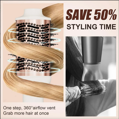 Cepillo secador Hair Trends, aire caliente, 75 mm, moldeador y voluminizador.