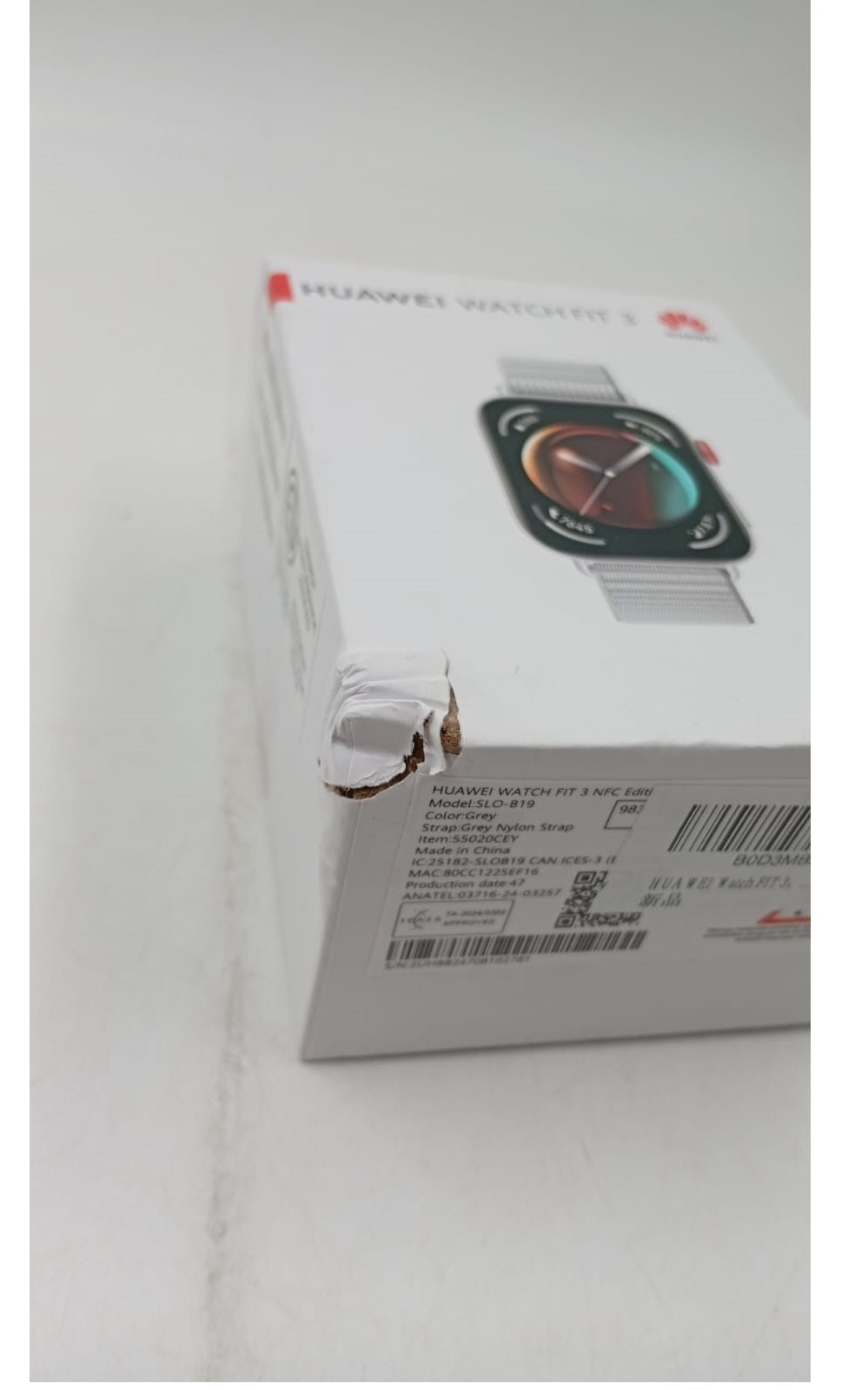 Smartwatch, HUAWEI Fit 3, 1.82", Compatible con iOS y Android.