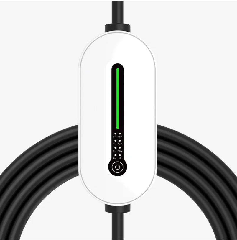 Cargador A6/Ev Monofásico 3.5kw, 16A, portátil para vehículos eléctricos.
