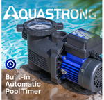 Bomba para piscina Aquastrong PSP050T-PU, 1/2 HP dentro/sobre suelo.
