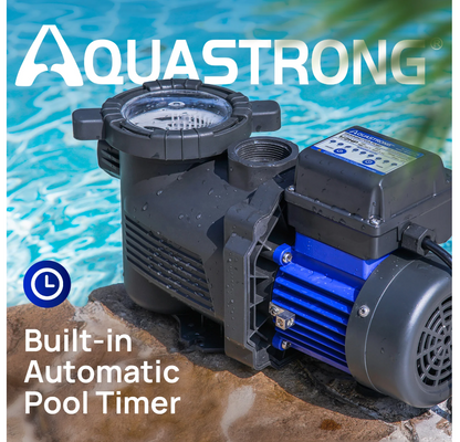 Bomba para piscina Aquastrong PSP050T-PU, 1/2 HP dentro/sobre suelo.