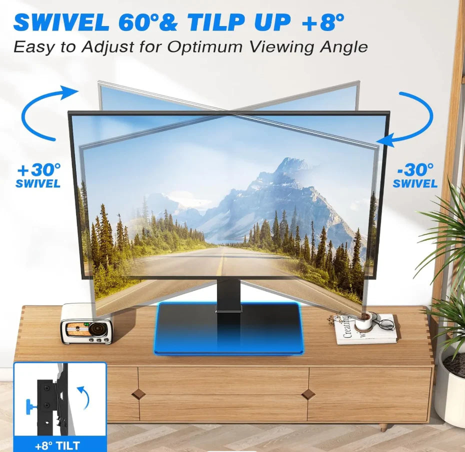 Soporte de TV giratorio universal UT6001 para televisores de 32 a 75 pulgadas