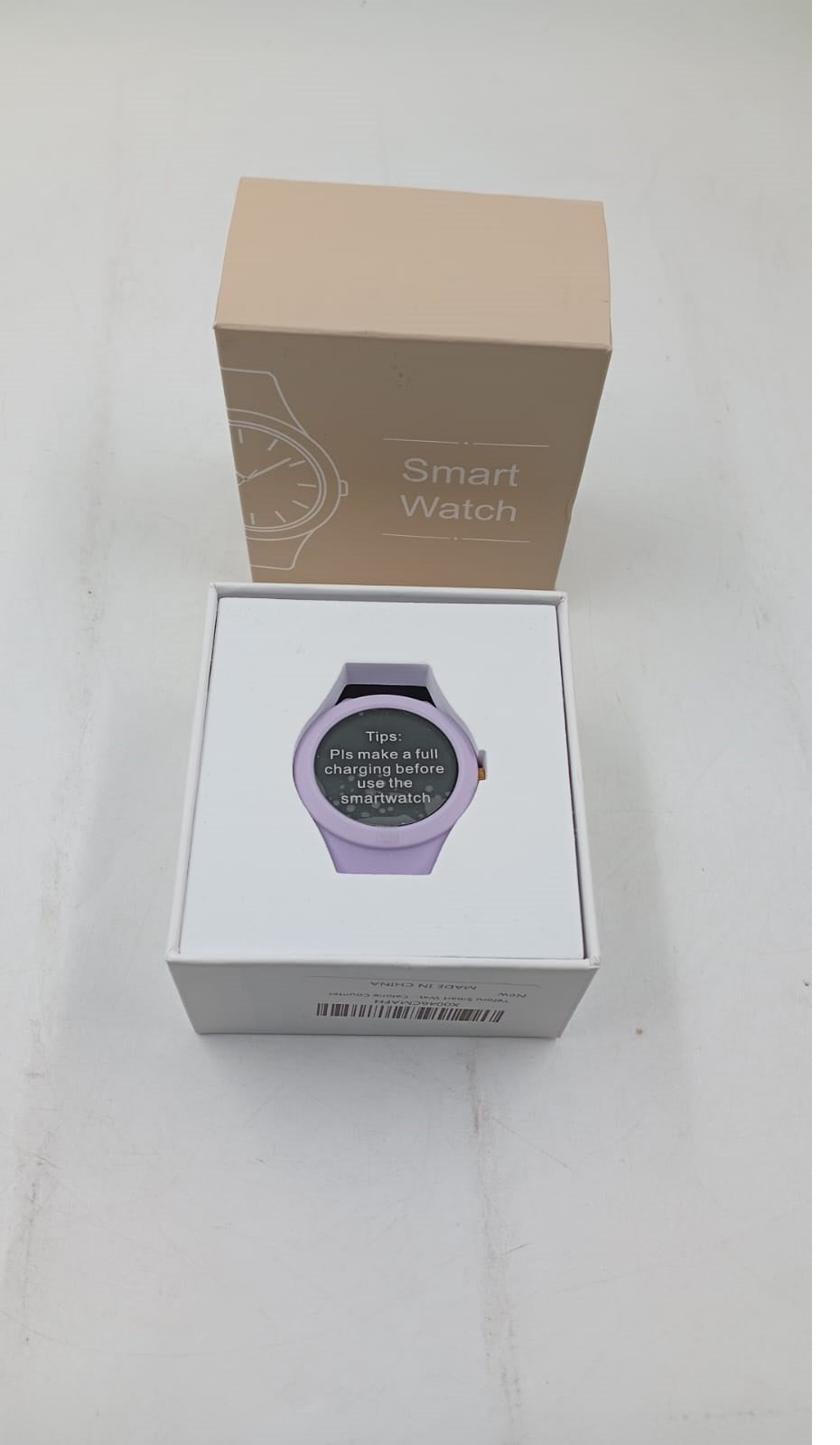 Smartwatch para mujer, LILA, Android iOS, podómetro, cal. counter
