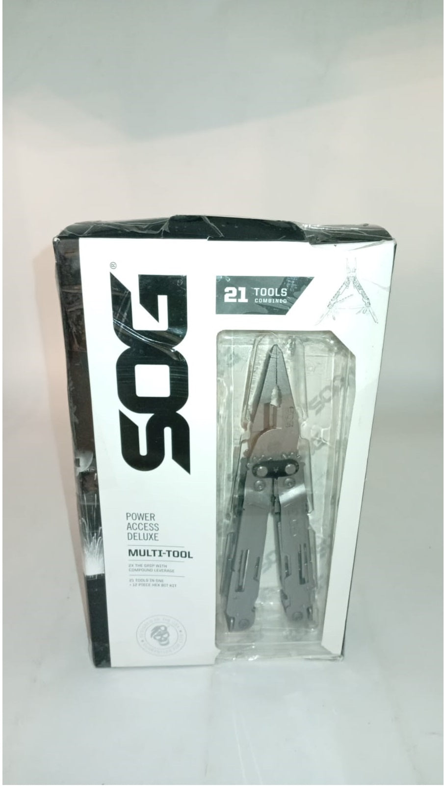 Multiherramienta De Acero Inoxidable, Sog, Estuche Y Puntas.