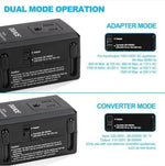 Convertidor de voltaje de viaje DOACE HC-C8. EU/UK/US/AUS/NZ