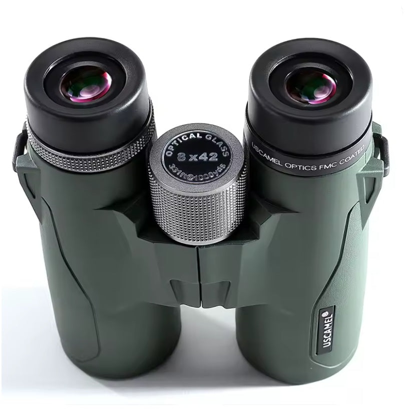 Binoculares Prismáticos de alta potencia de 8 x 42 con prisma BAK4.