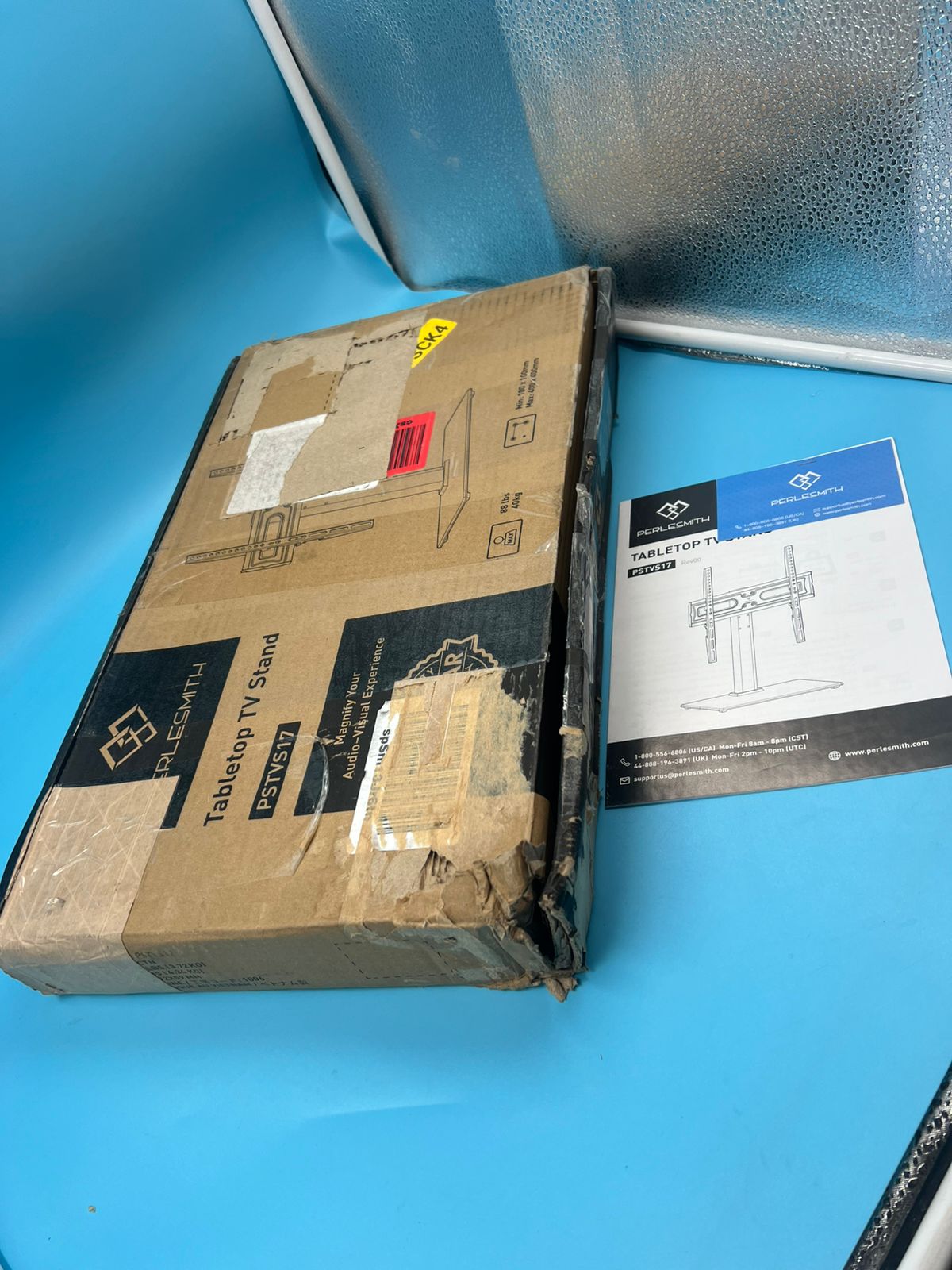 Soporte De Tv Giratorio Universal Perlesmith PSTVS17 88lb