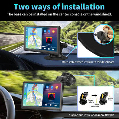 Autoestéreo 7" CarPlay Android Auto Cámara Reversa