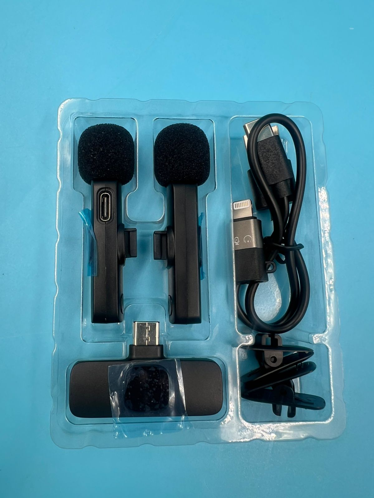 2 micrófonos de solapa inalámbricos para grabación KUKIHO