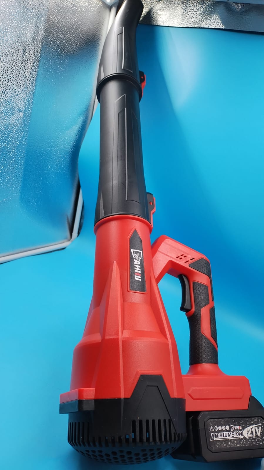 Soplador de hojas eléctrico inalámbrico YAHHU, 480 CFM/160 MPH.