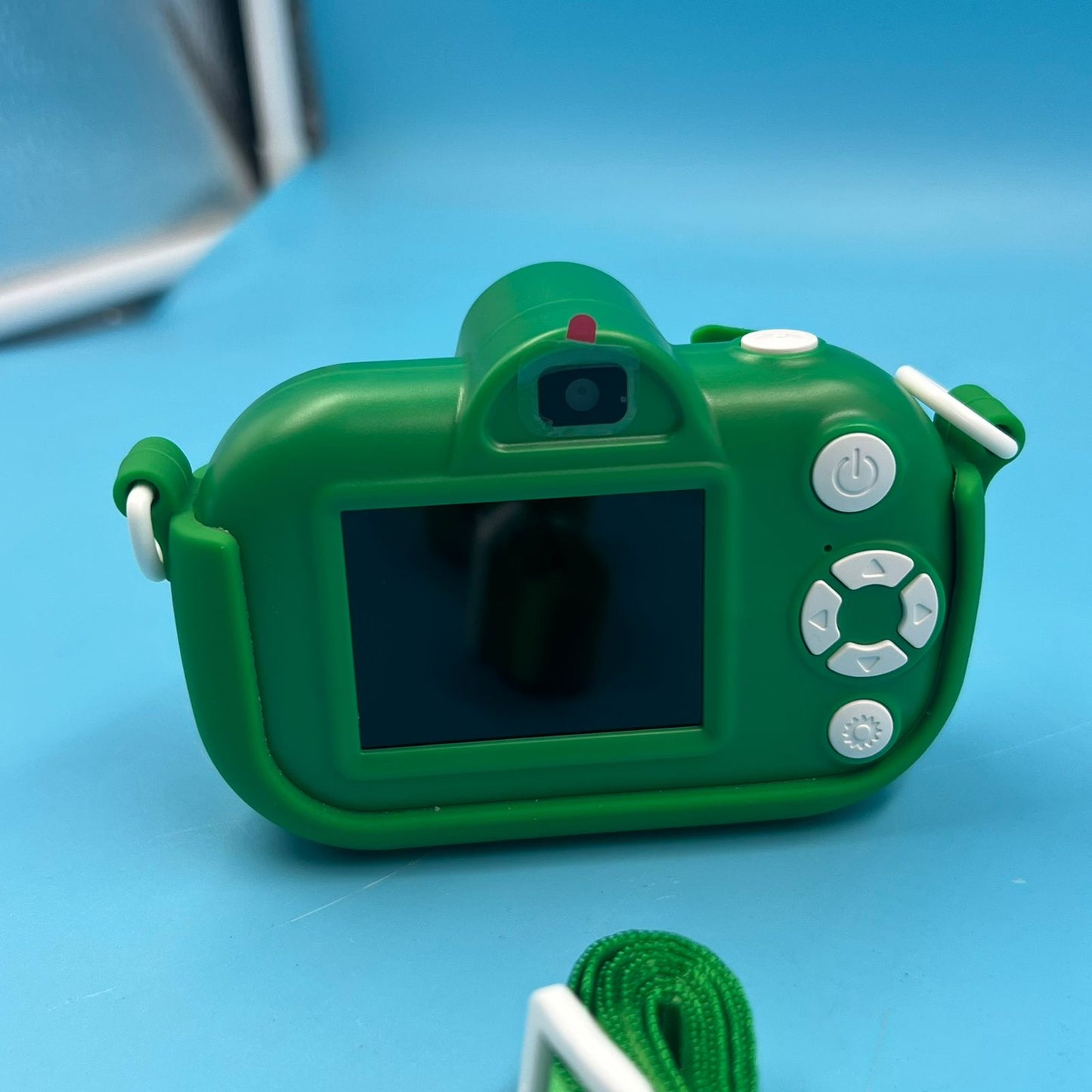 Cámara para niños lente dual 1080P HD dinosaurio