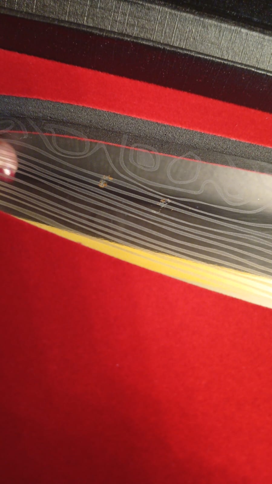 Cuchillo de chef de 25,4cm, con protector de dedos, (USADO).