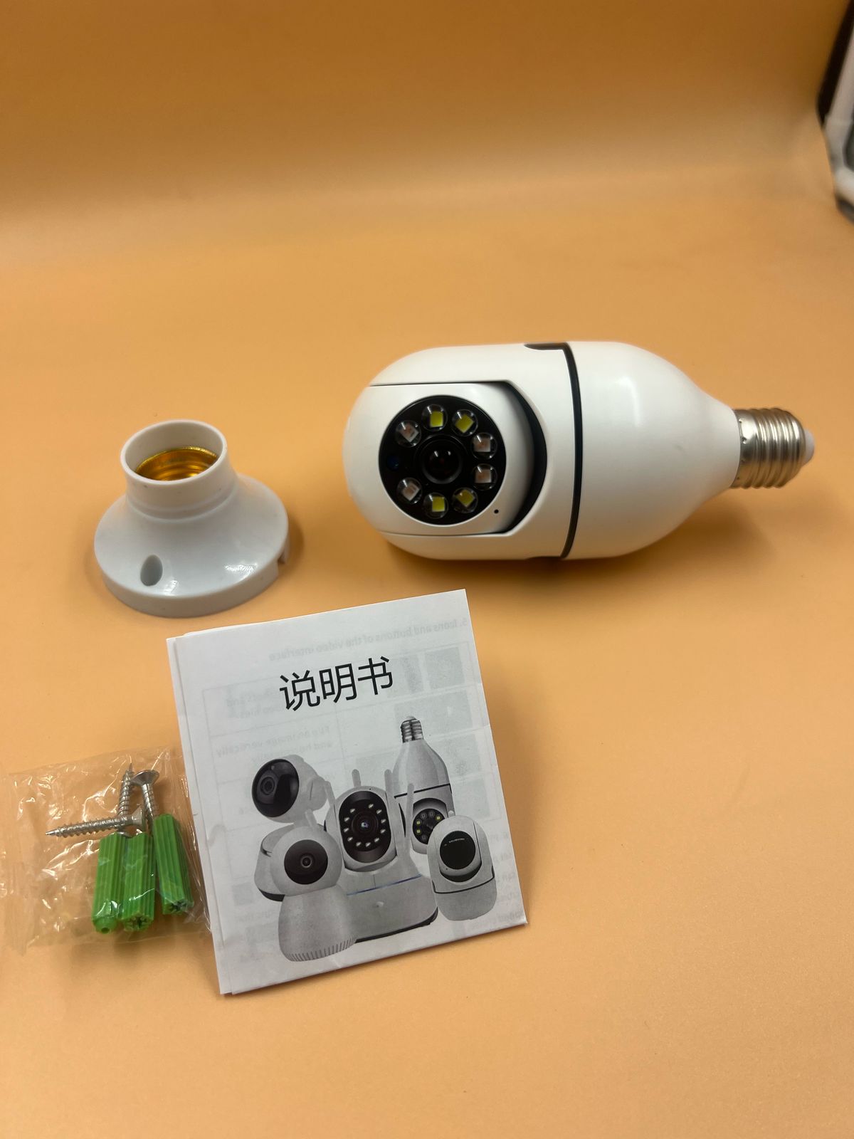 Cámara De Seguridad Foco Wifi video