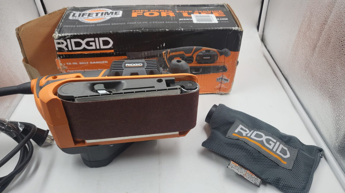 Lijadora De Banda Con Airguard Tecnol. Ridgid R27401
