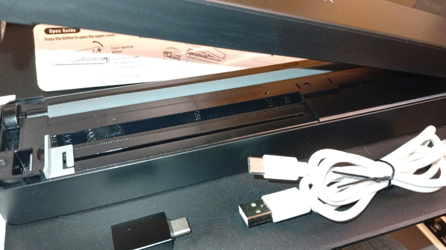 Impresora portátil inalámbrica, térmica, Bluetooth, 8.5 x 11".(USADA).