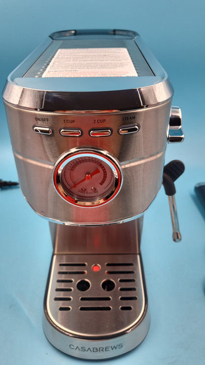 Cafetera Espresso CASABREWS CM5418, de Acero Inoxidable.(USADA)