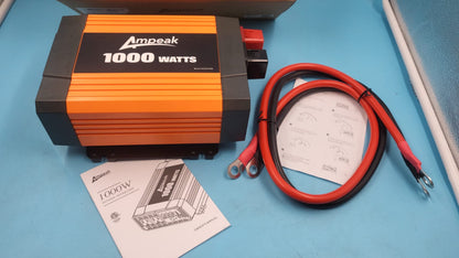 Inversor Ampeak 1000W Onda Sinusoidal Pura 12V A 120V USADO