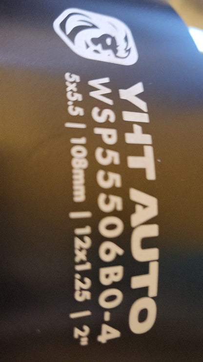 Par de espaciadores 5x5.5/108mm/12x1.25/2" YHT Auto WSP55506B0-4