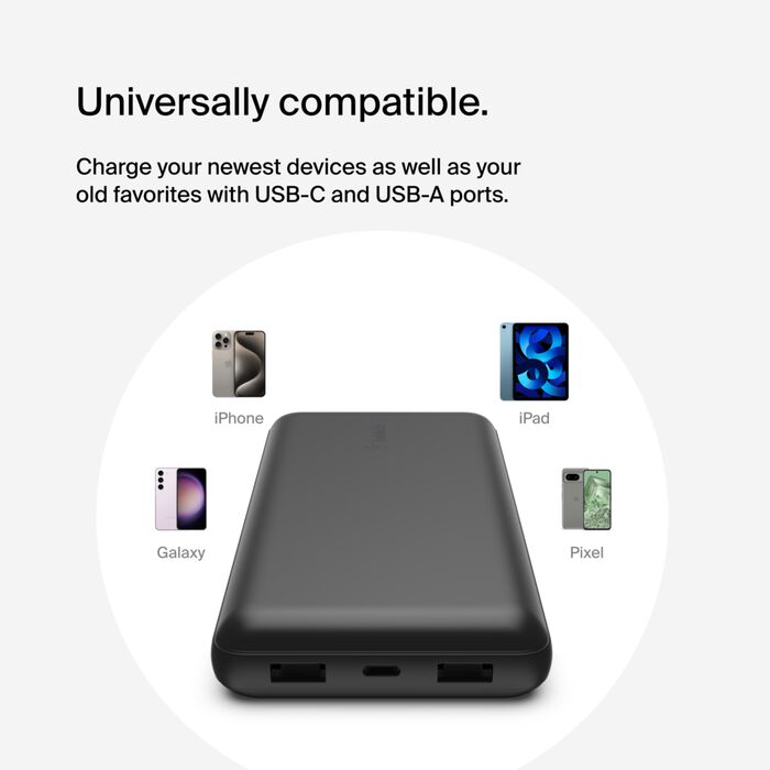 Banco de energía Belkin BoostCharge Pro de 20k