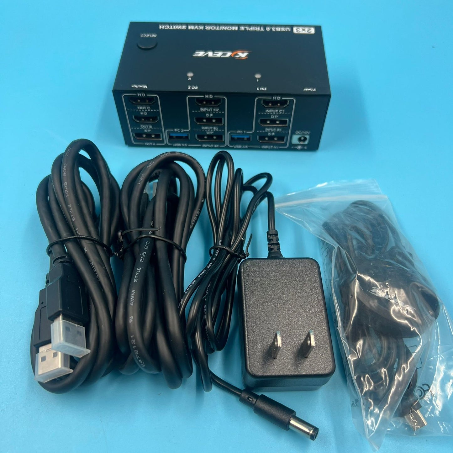 Conmutador KVM HDMI Displayport 8K@60Hz/4K@144Hz