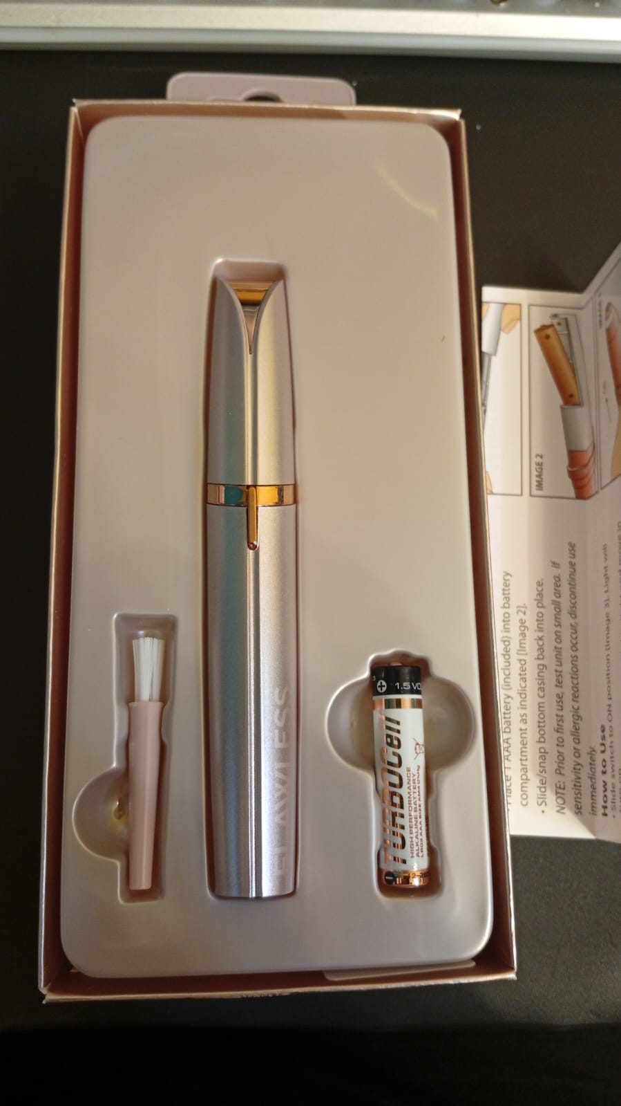 Depiladora de Cejas, Finishing Touch, de Batería, Flawless Brows.