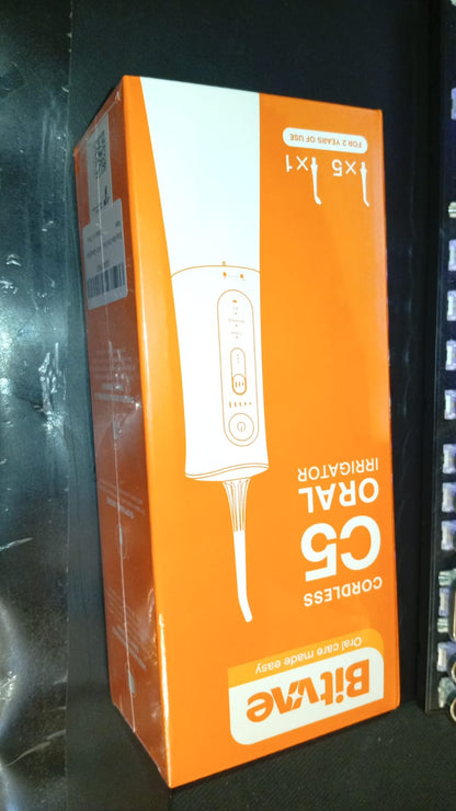 Irrigador Bucal Inalámbrico, Recargable con 3 modos de limpieza, IPX7, R