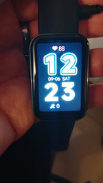Reloj inteligente, IP68 impermeable, fitness tracker, MorePro AIR2. (NEGRO)