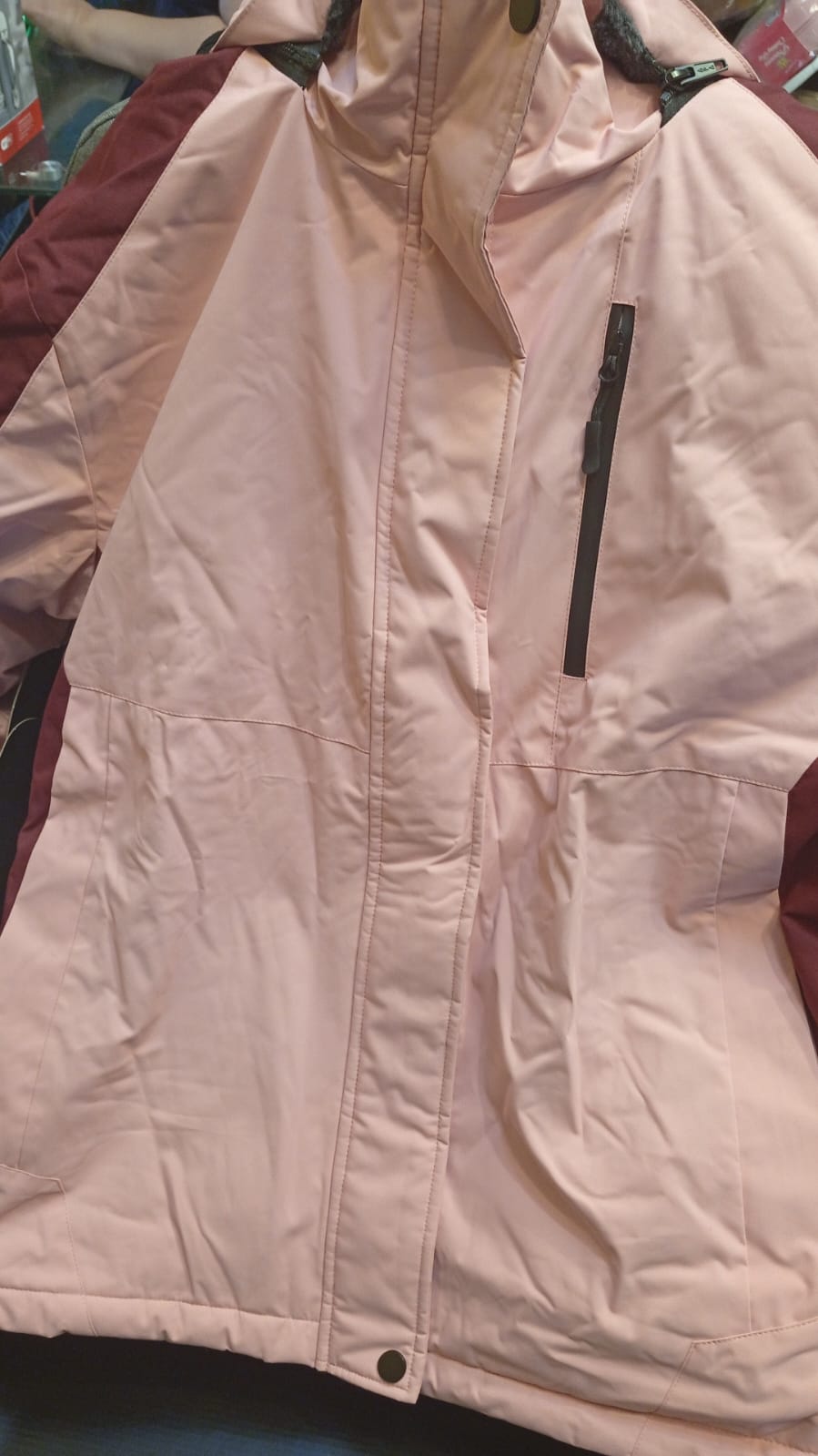 Chamarra térmica para mujer, de grafeno, impermeable, Wulcea (L).