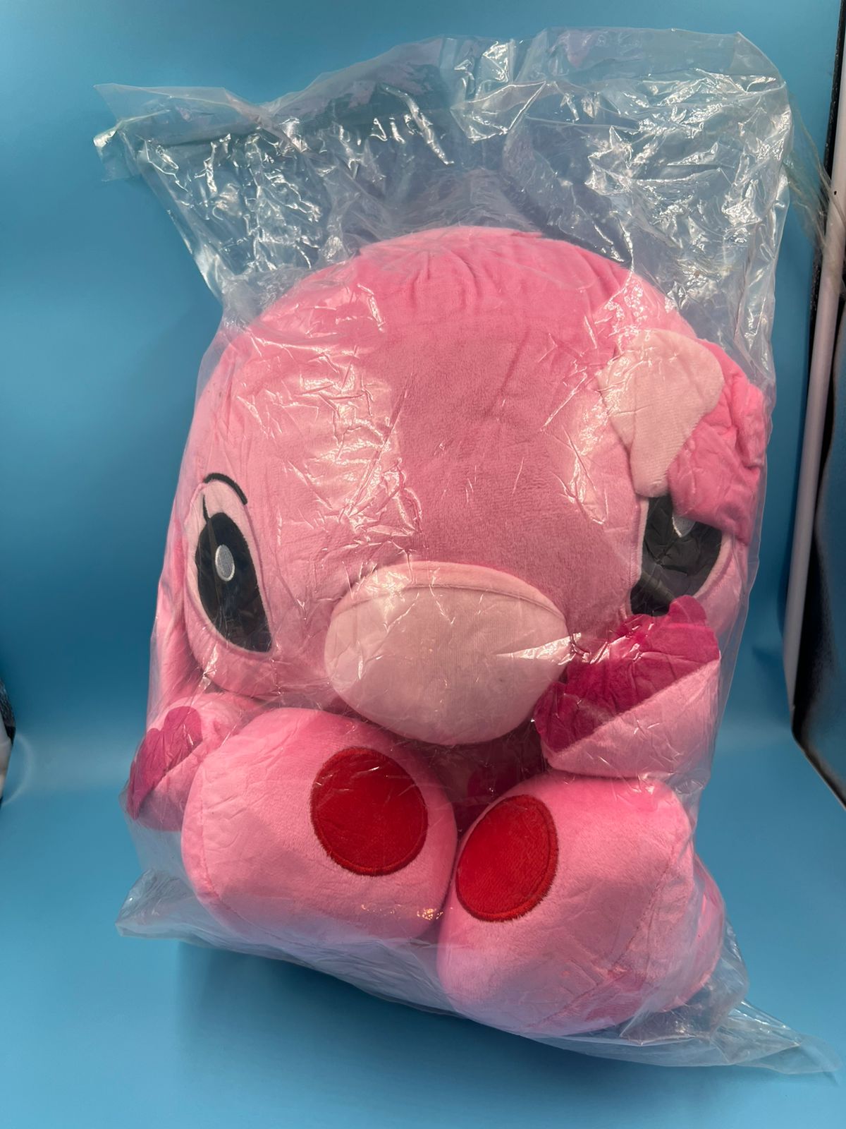 Stitch rosa angel De Peluche Mega 50 cm Extra Suavecito