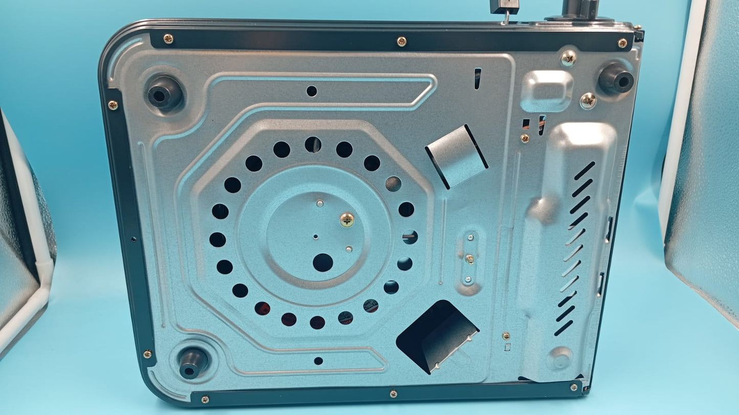 Estufa de gas butano portátil de 10.000 BTU con estuche (DETALLE).