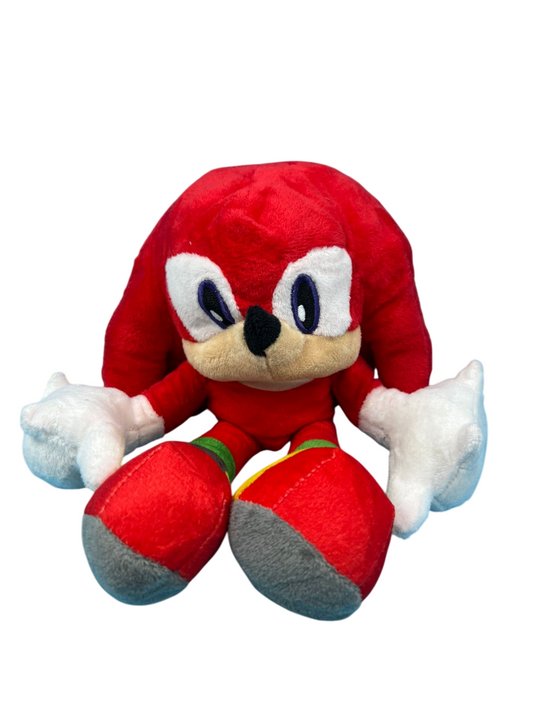 Peluche de Knuckles the Echidna 26cmx11cm Sonic rojo